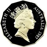 50 центов 1987 [Австралия] Proof