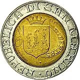 500 лир 1989, Шестнадцать веков истории [Сан-Марино]