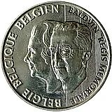 250 франков 1998, 70 лет со дня рождения Королевы Фабиолы [Бельгия]