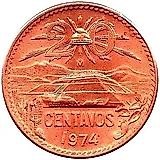 20 сентаво 1974, бронза [Мексика]
