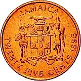 25 центов 1996 [Ямайка]