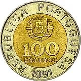 100 эскудо 1991 [Португалия]