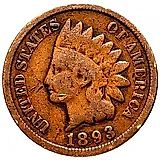 1 цент 1893, Indian Head Cent [США]