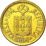 10 эскудо 1990 [Португалия]