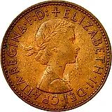 1/2 пенни 1966 [Великобритания]