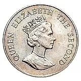 50 пенсов 1993, 40 лет коронации Королевы Елизаветы II [Фолклендские острова]