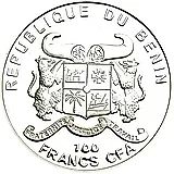 100 франков 2011, Ландыш майский (Convallaria majalis) [Бенин]