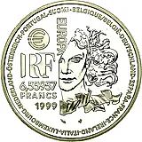 6.55957 франков 1999, Стили искусства Европы - Романское искусство [Франция]