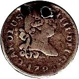 ¼ реала 1792-1795 [Перу]