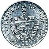 5 Centavos 2008, Roman Numerals [Cuba]