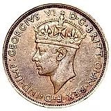 2 шиллинга 1939, KN, знак монетного двора: "KN" - Кингз Нортон Металл, Бирмингем [Британская Западная Африка]