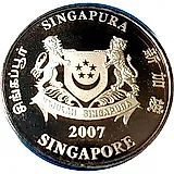 2 доллара 2007, Год свиньи [Сингапур]