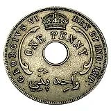 1 пенни 1940, без букв [Британская Западная Африка]