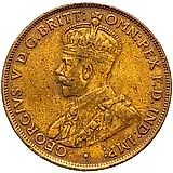 1 пенни 1933 [Австралия]