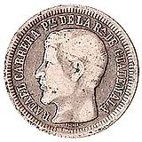 2 реала 1862-1865 [Гватемала]