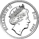 1 доллар 2009, Тропические рыбы - Огненный ангел [Фиджи]