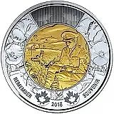 2 доллара 2015, На полях Фландрии [Канада]