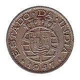 1/4 рупии 1947 [Индия / Португальская Индия]