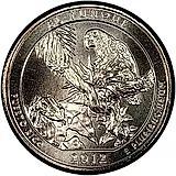 25 Cents 2012, P, El Yunque National Forest [USA]