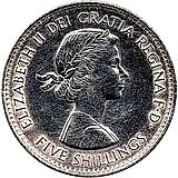 5 шиллингов 1960, Британская выставка в Нью-Йорке [Великобритания]