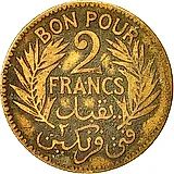 2 франка 1924 [Тунис]