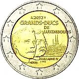 2 евро 2012, 100 лет со дня смерти Великого герцога Люксембургского Вильгельма IV [Люксембург]