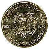 250 Pesos 1975, 150 Years of Independence [Bolivia]