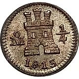 ¼ реала 1796-1816 [Мексика]