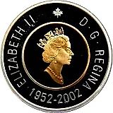 2 доллара 2002, 50 лет правлению Королевы Елизаветы II [Канада]