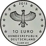 10 евро 2015, 1000 лет городу Лейпциг [Германия]