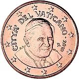 1 евроцент 2006-2013 [Ватикан]