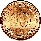 10 сентаво 1965 [Боливия]