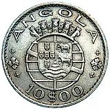 10 эскудо 1969 [Ангола]