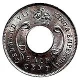 1/2 цента 1909 [Восточная Африка]