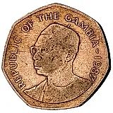 1 даласи 1987 [Гамбия]