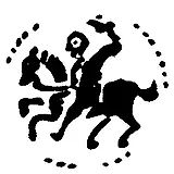 денга Ивана IV Васильевича Грозного 1533-1547, всадник влево [Москва]