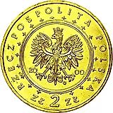 2 злотых 2000, замки и дворцы [Польша]