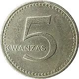 5 кванз 1977, надпись 1975 [Ангола]