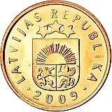 2 сантима 2009 [Латвия]