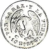 ½ реала 1838-1840 [Чили]