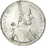 5 лир 1968 [Ватикан]