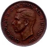 1/2 пенни 1939, надпись [Австралия]