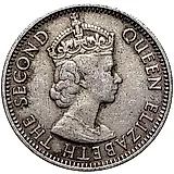 25 центов 1976, Бюст Королевы Елизаветы II [Белиз]