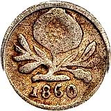 ¼ десимо 1860-1862 [Колумбия]
