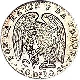 ½ реала 1844-1851 [Чили]