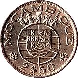 2.5 эскудо 1952-1973 [Мозамбик]