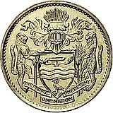 25 центов 1991 [Гайана]