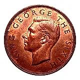 1/2 пенни 1950 [Новая Зеландия]