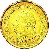 20 евроцентов 2002-2005 [Ватикан]