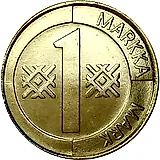 1 марка 1996, M [Финляндия]